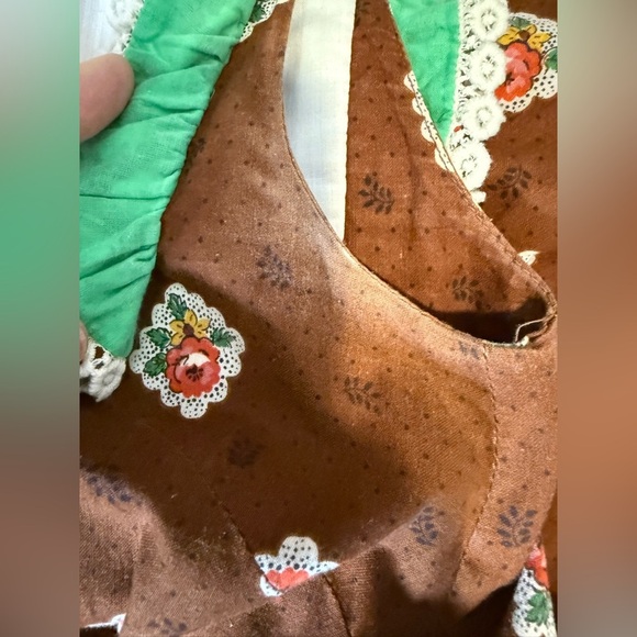 Malia Honolulu Vintage 60s 70s Hawaiian Maxi Dress Floral Boho, size Small - Picture 11 of 12